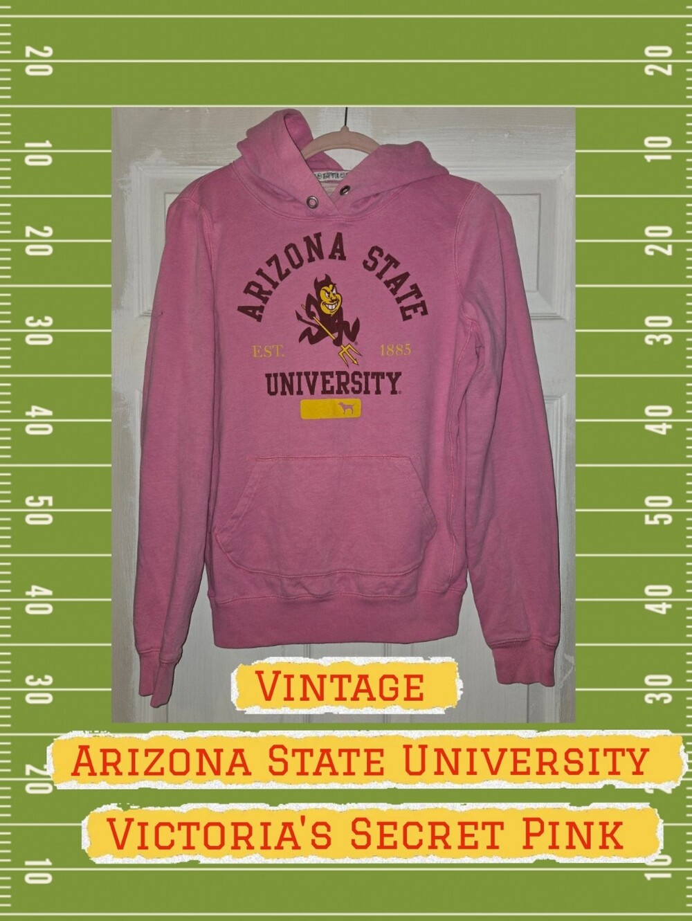 Victoria's Secret PINK Arizona State University Pink Hoodie VINTAGE